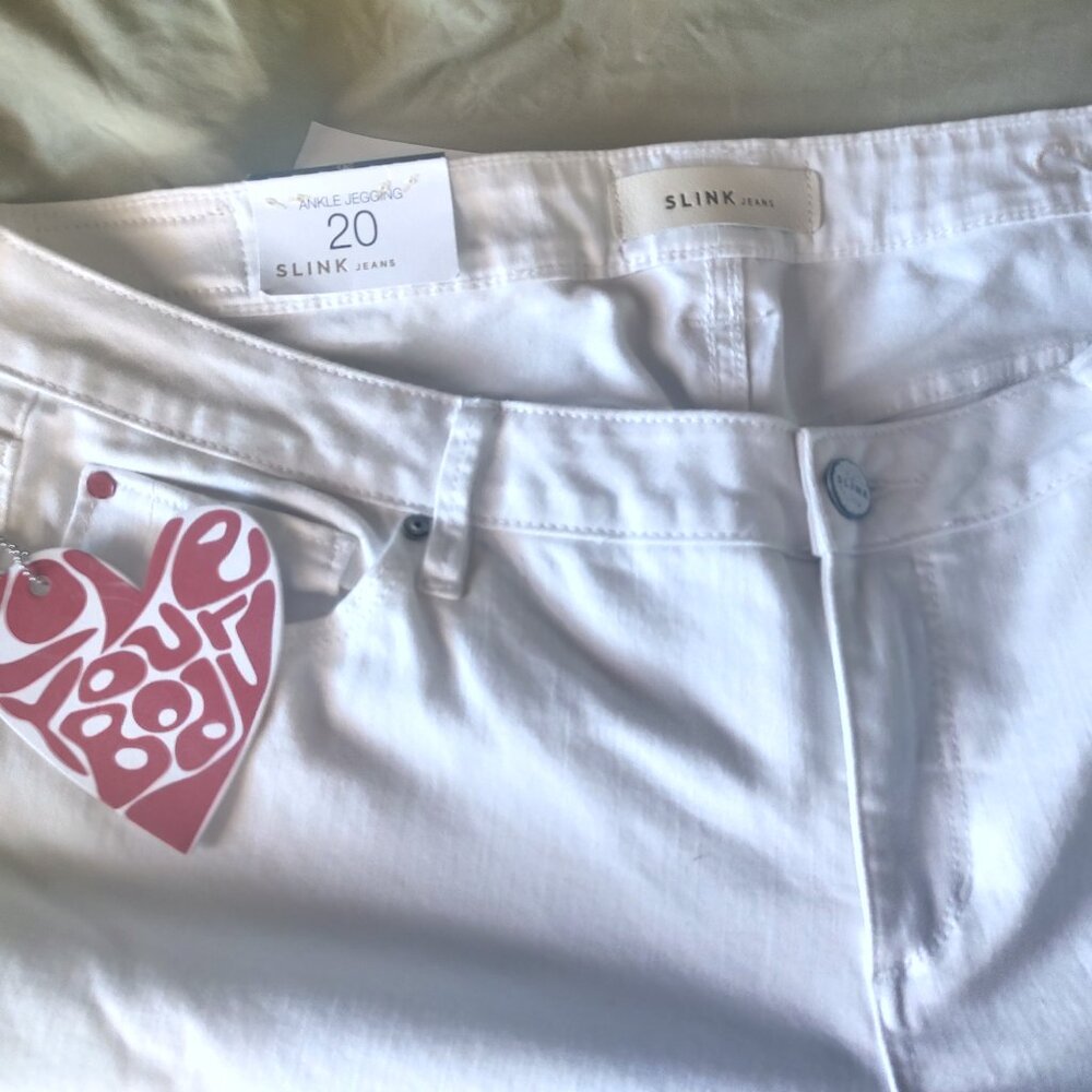 White jeans for summer! - slink cut!